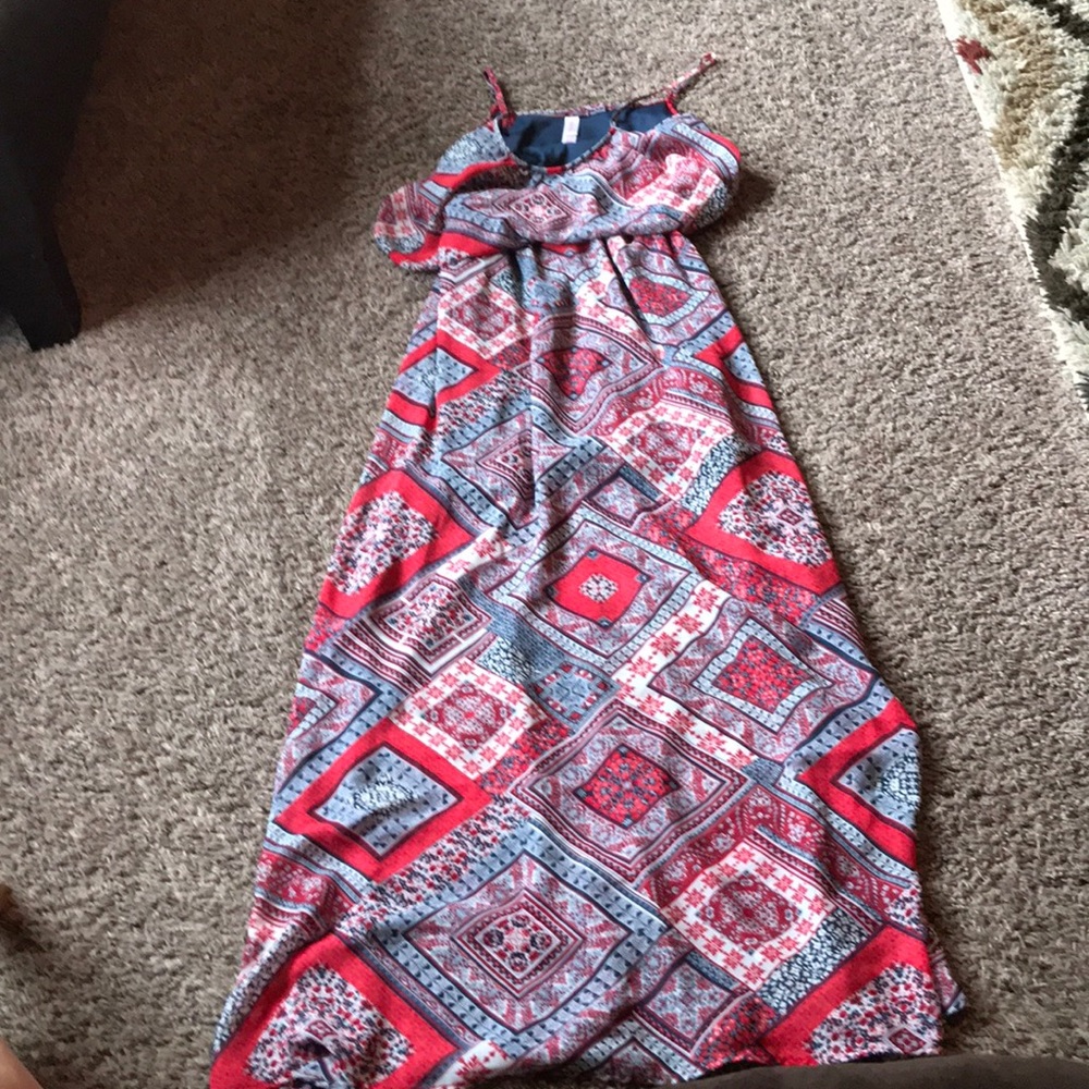 a long dress